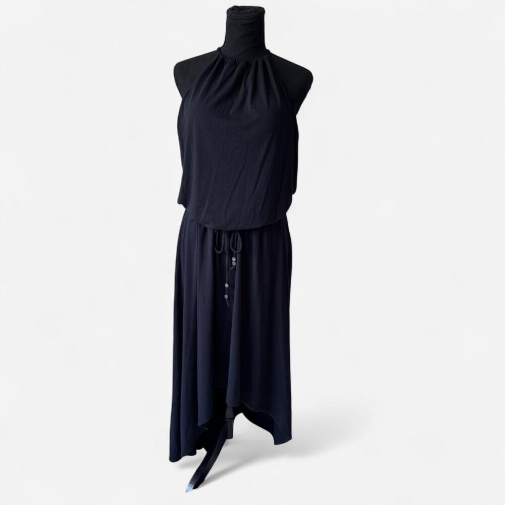 Athleta Black High Low Dress